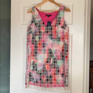 Brand New French Connection Colourful Coral Dress